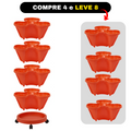 [Compre 6 Leve 8] Vasos Empilháveis para Jardim + Brindes