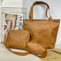 Kit 3 Bolsas de Couro - DivinaLuxe