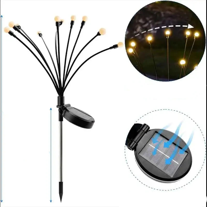 Luzes Solares Vaga Lume para Jardim Shinne