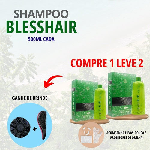 Kit 2 Shampoo Natural Hair 500ml + Frete Grátis + 5% de Desconto via PIX